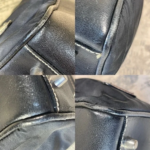 PRADA Nylon Leather Trimmed Tessuto Shouder Bag - Picture 16 of 16